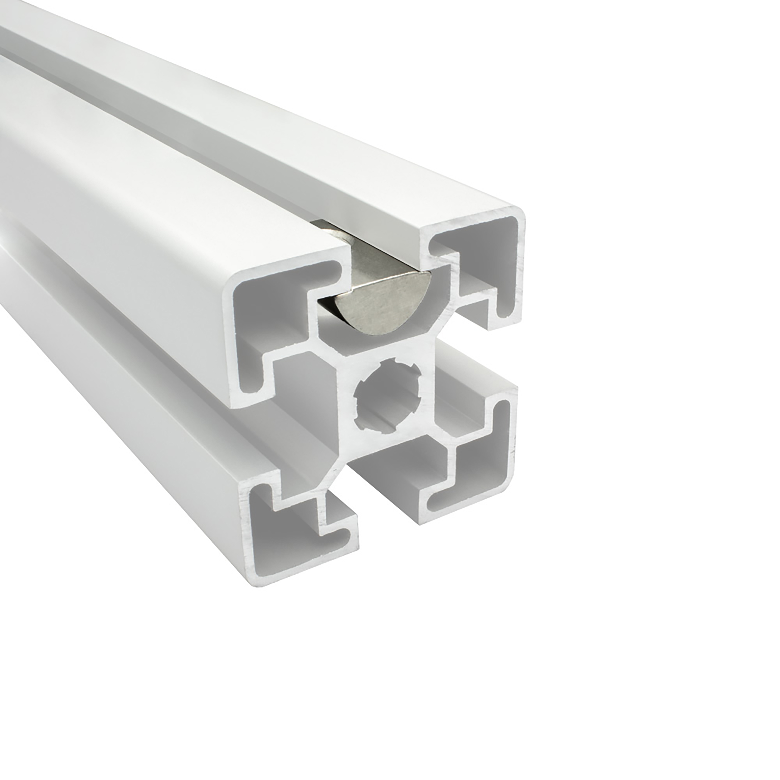 Nutenstein mit Federkugel und Steg M8 Nut 10 für Aluprofil 45-er - 10 Stück Nutenstein mit Federkugel und Steg M8 Nut 10 für Aluprofil 45-er - 10 Stück