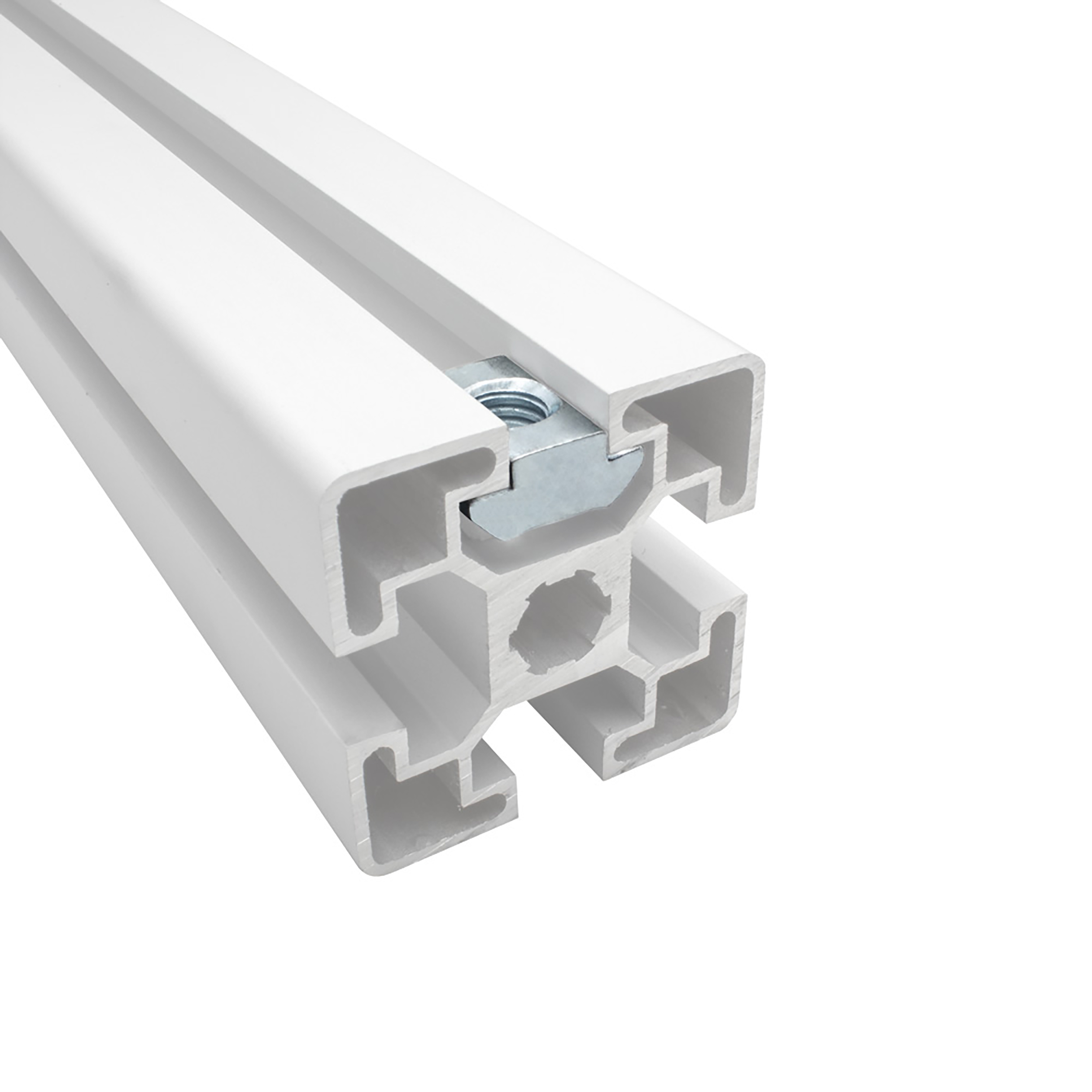 Edelstahl Nutenstein schwer Gleitmutter M8 Nut 10 für Aluprofil 45-er - 10 Stück Edelstahl Nutenstein schwer Gleitmutter M8 Nut 10 für Aluprofil 45-er - 10 Stück