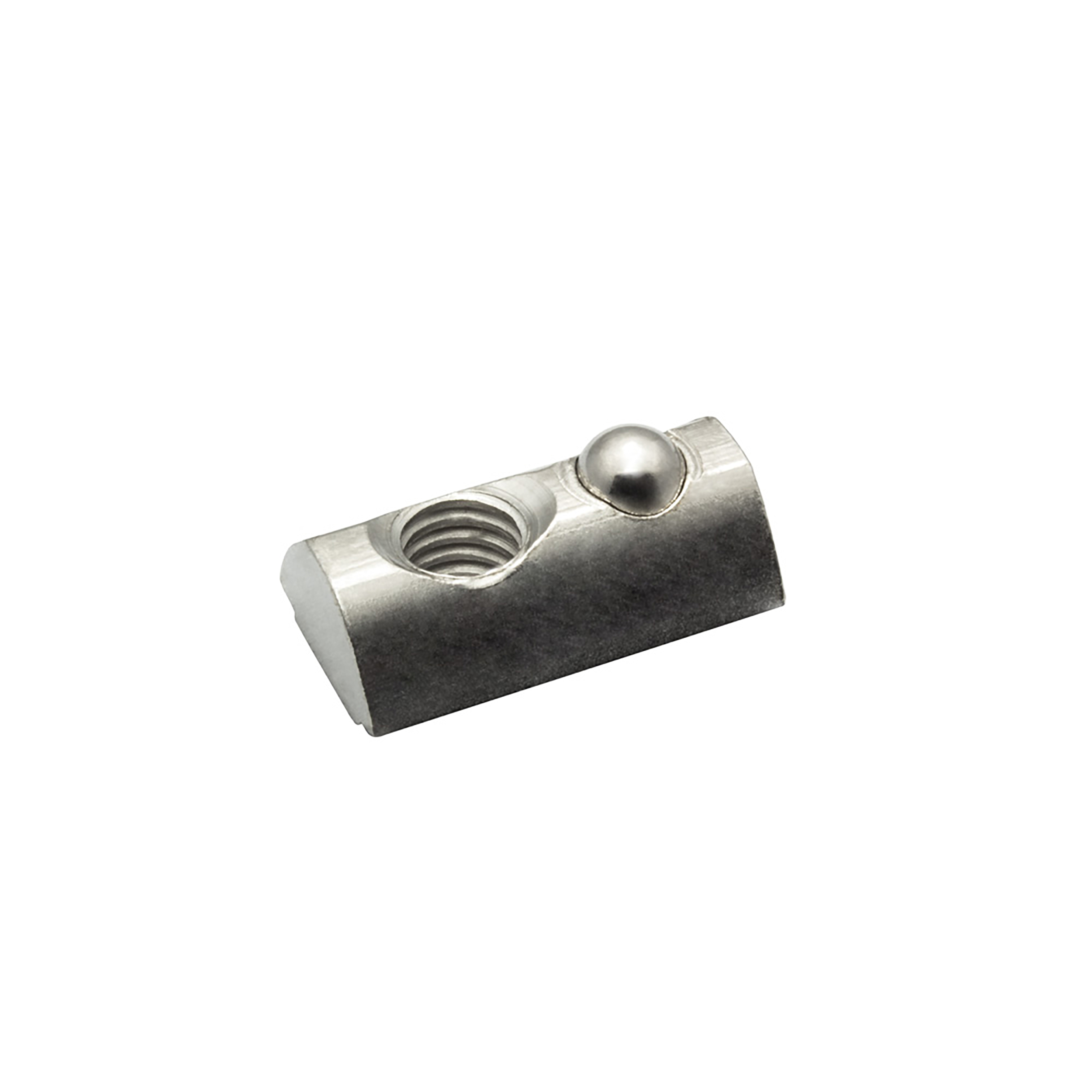 Edelstahl Nutenstein mit Federkugel und Steg M6 Nut 8 für Aluprofil 30-er Edelstahl Nutenstein mit Federkugel und Steg M6 Nut 8 für Aluprofil 30-er