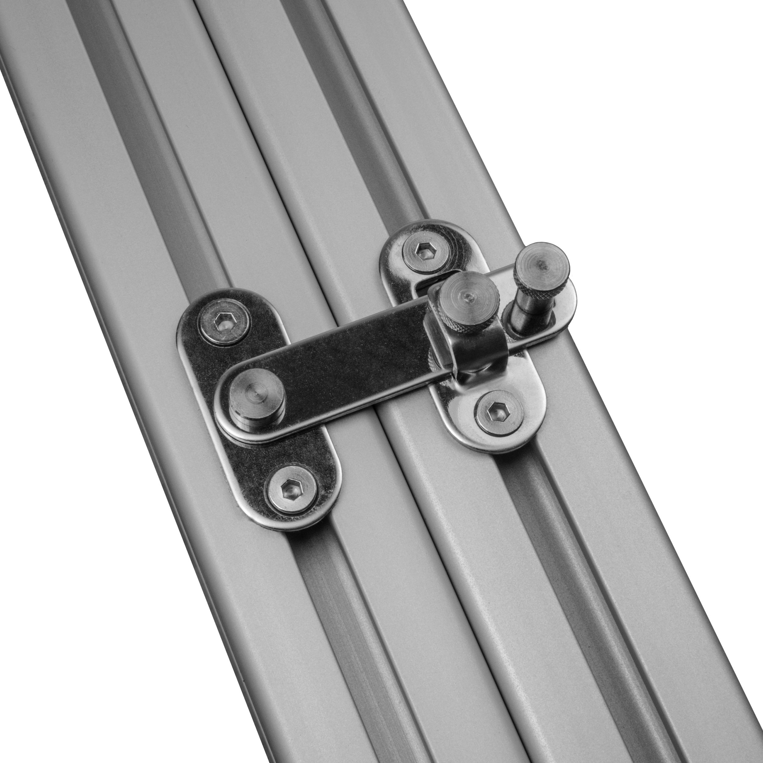 Türriegel Schwenkverriegelung Edelstahl Nut 8 für 45-er Profile - 1 Stück