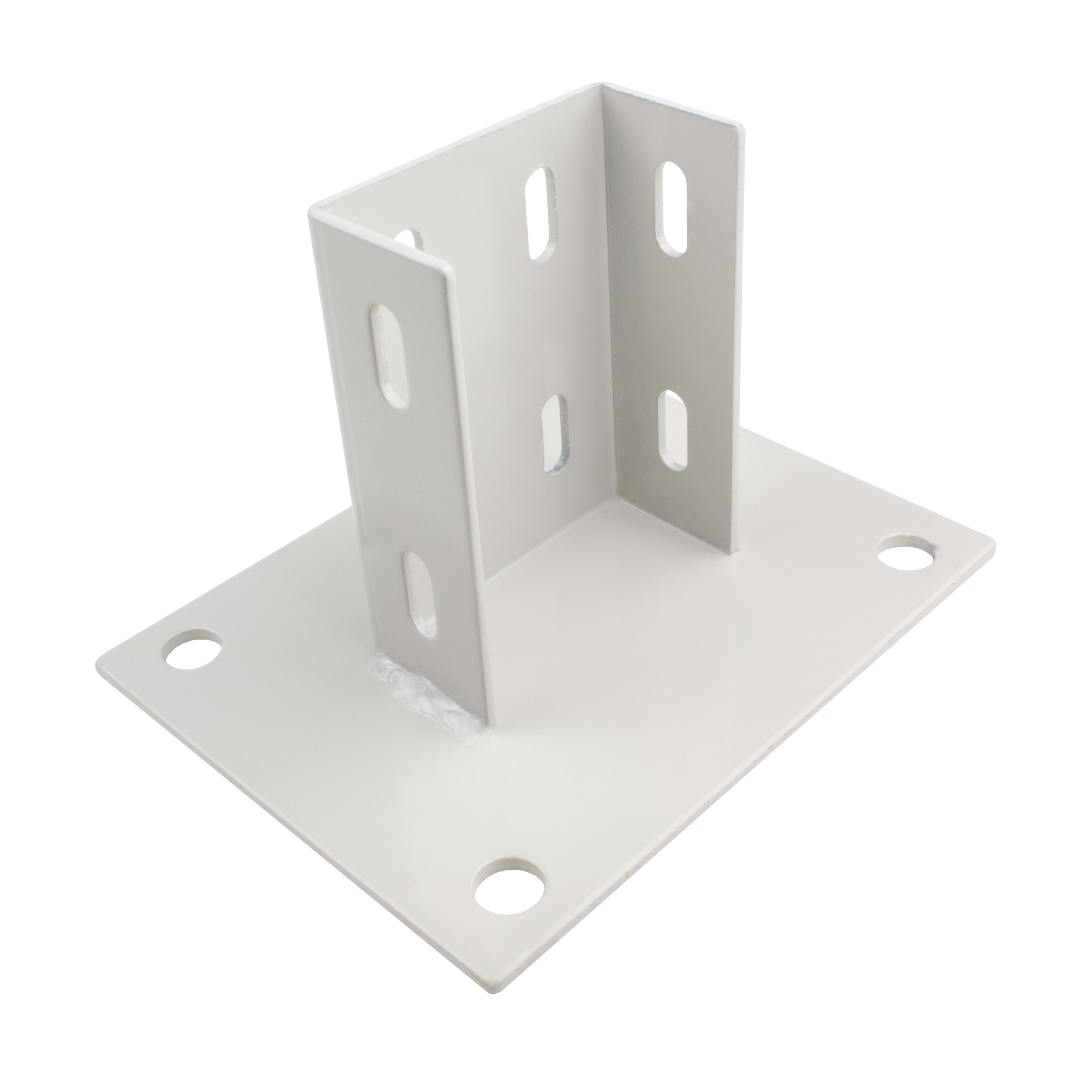 Pfostenkonsole Bodenmontage 40x80 Aluprofil inkl. Profil-Verschraubung