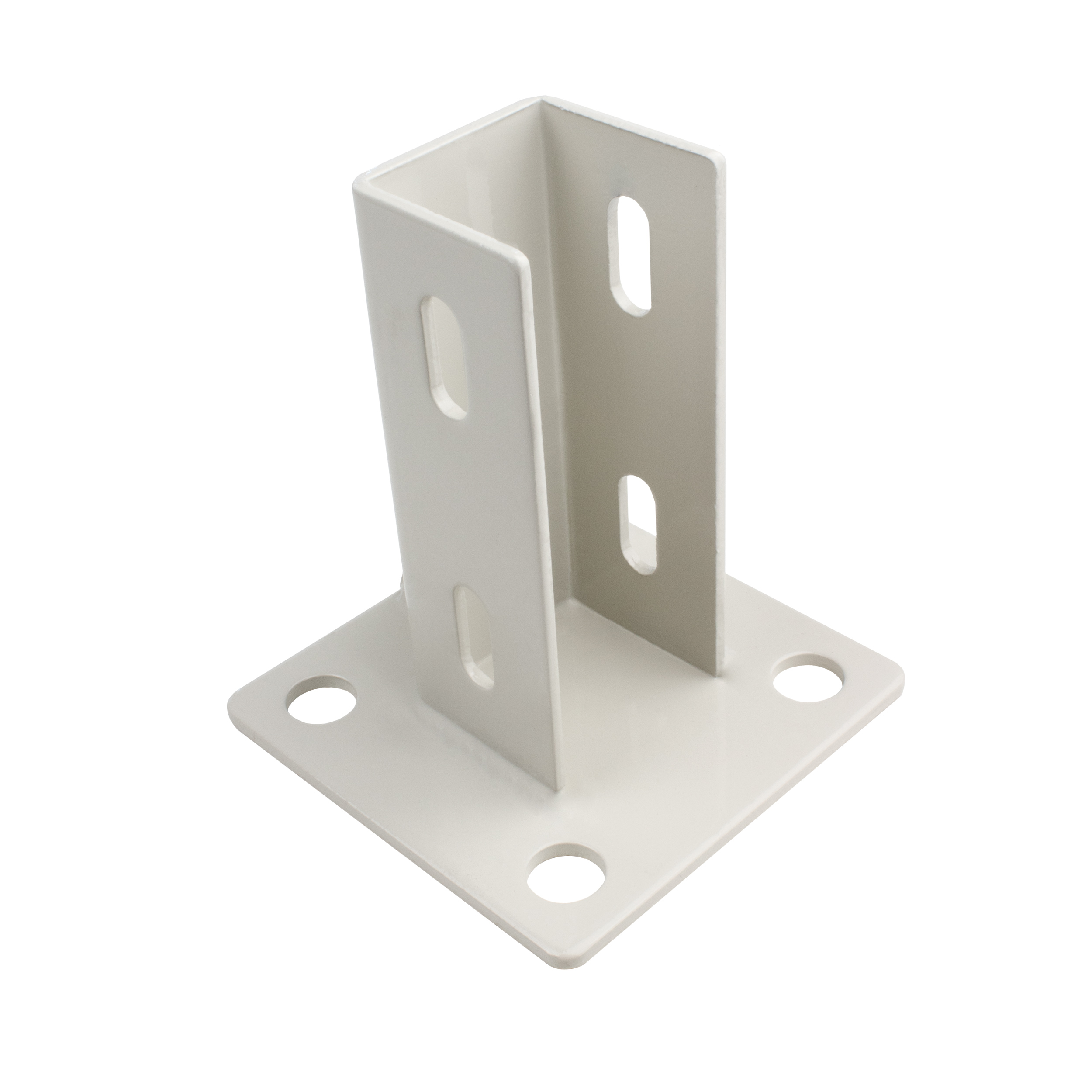 Pfostenkonsole Bodenmontage 40x40 Aluprofil inkl. Profil-Verschraubung Pfostenkonsole Bodenmontage 40x40 Aluprofil inkl. Profil-Verschraubung