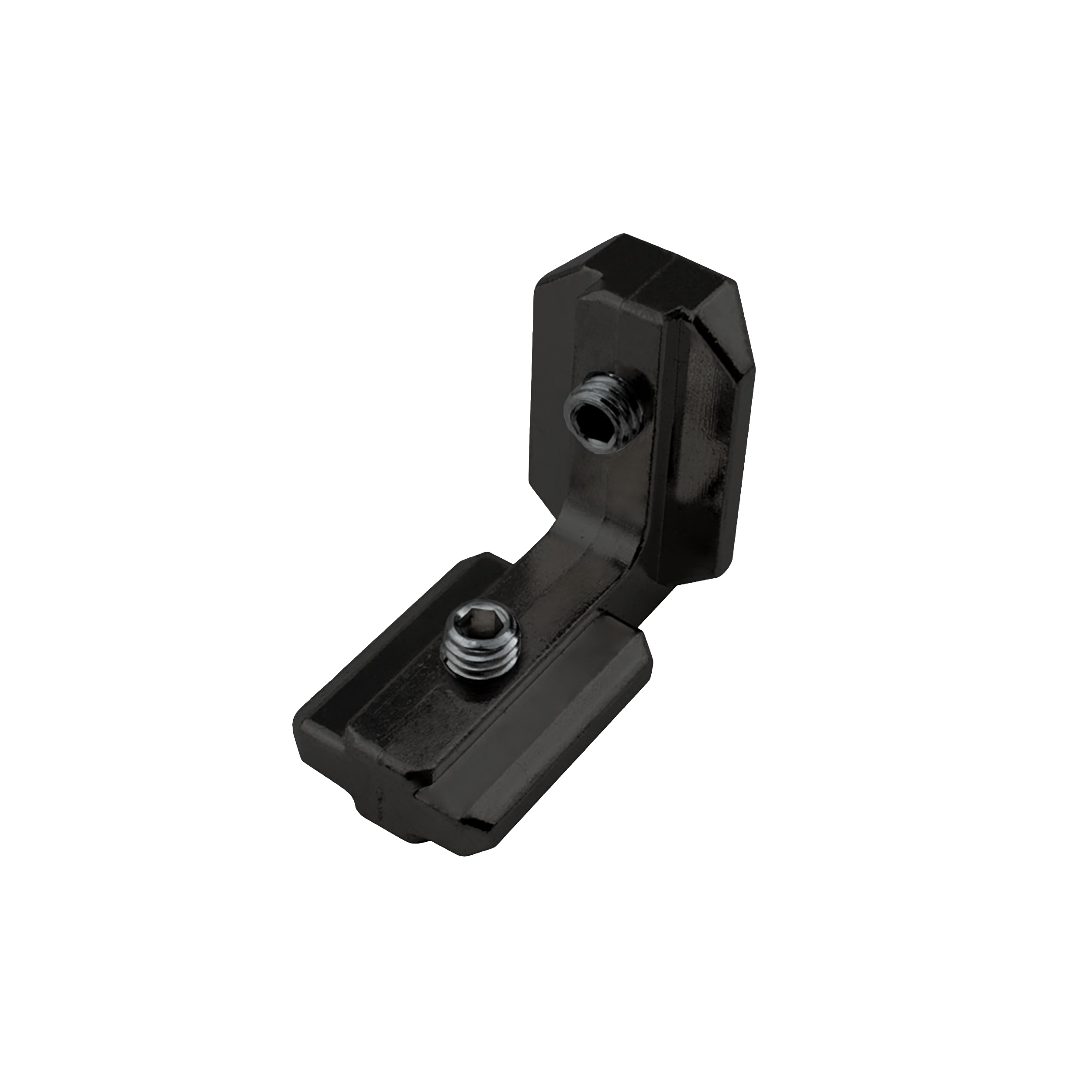 KLAK 40 - Innenwinkel Aussenwinkel M6 Nut 8 für Aluprofil 40-er schwarz - 1 Stück