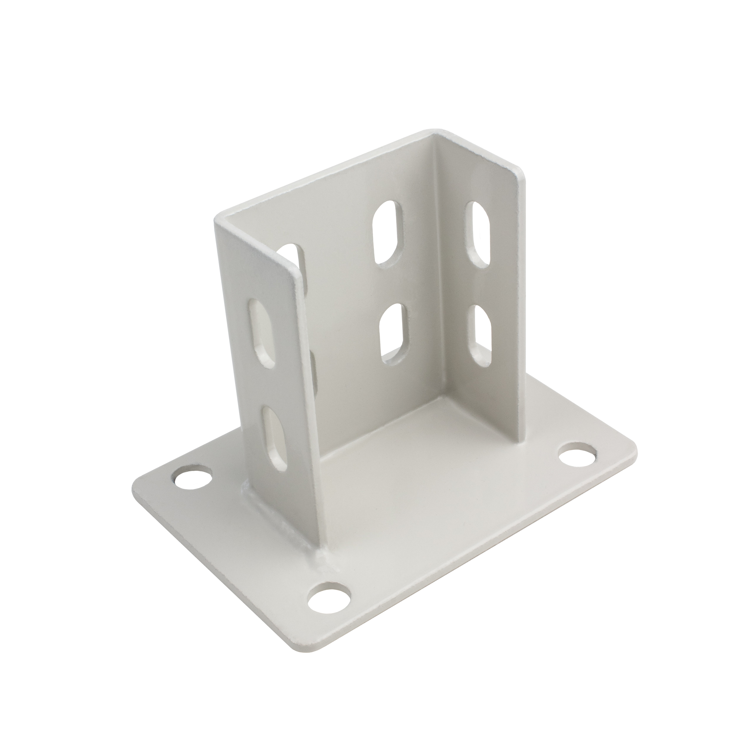 Pfostenkonsole Bodenmontage 30x60 Aluprofil inkl. Profil-Verschraubung