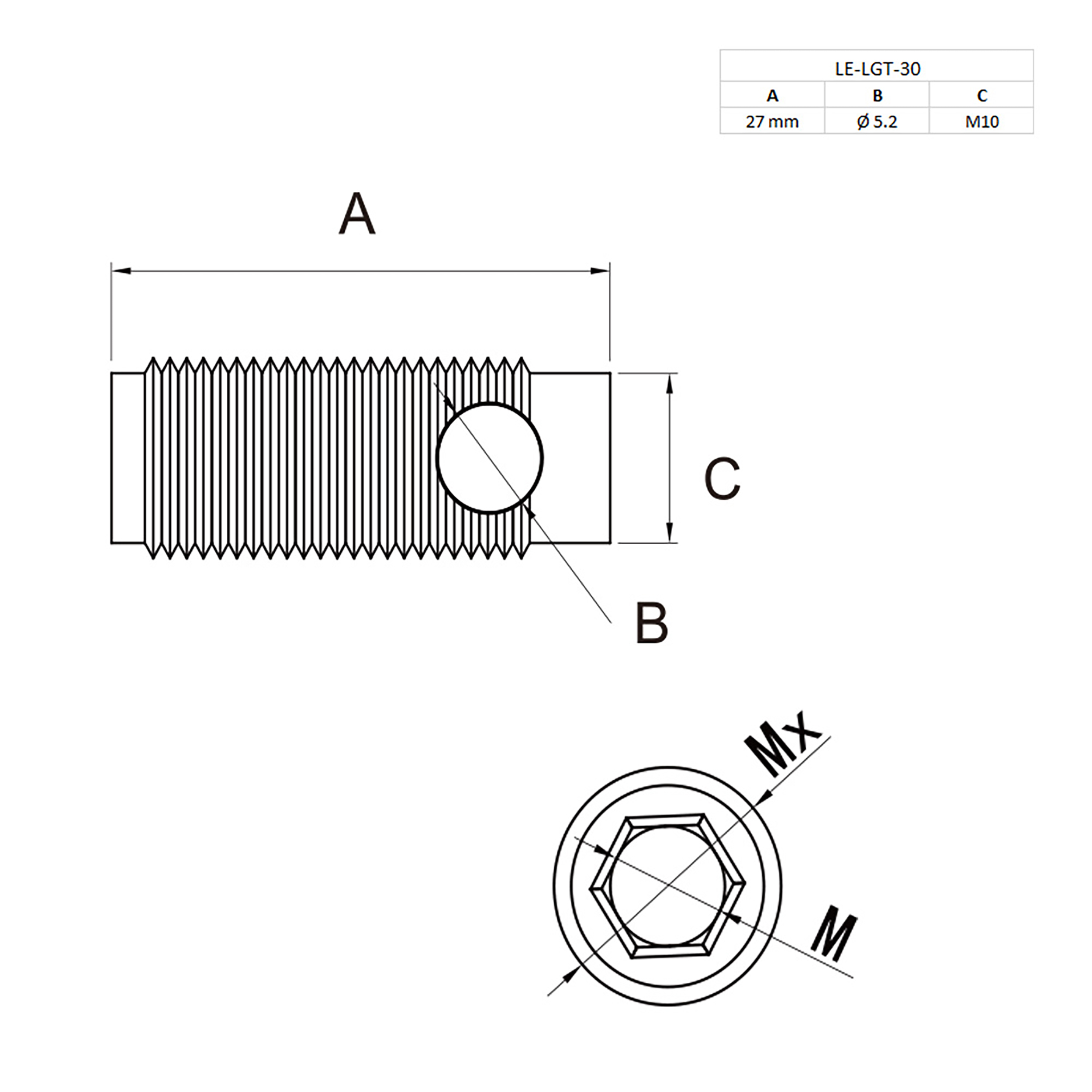 Automatikverbinder Schnellverbinder 30-er inkl. Schraube und Nutenstein 1 Stück