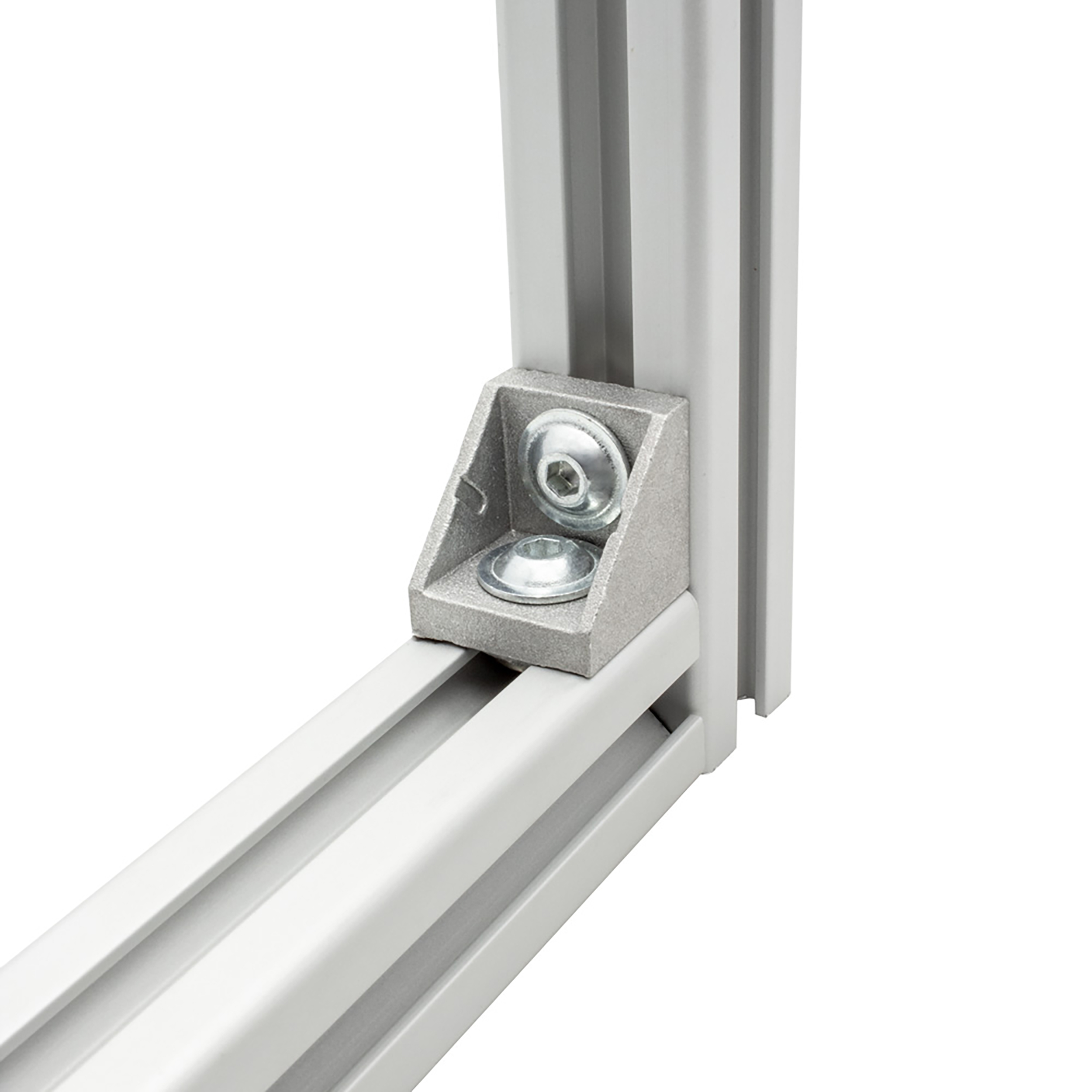 Befestigungswinkel ink. Schrauben und Nutensteine Nut 6 für Aluprofil 20-er 10 Stück + Abdeckkappen Befestigungswinkel ink. Schrauben und Nutensteine Nut 6 für Aluprofil 20-er 10 Stück + Abdeckkappen