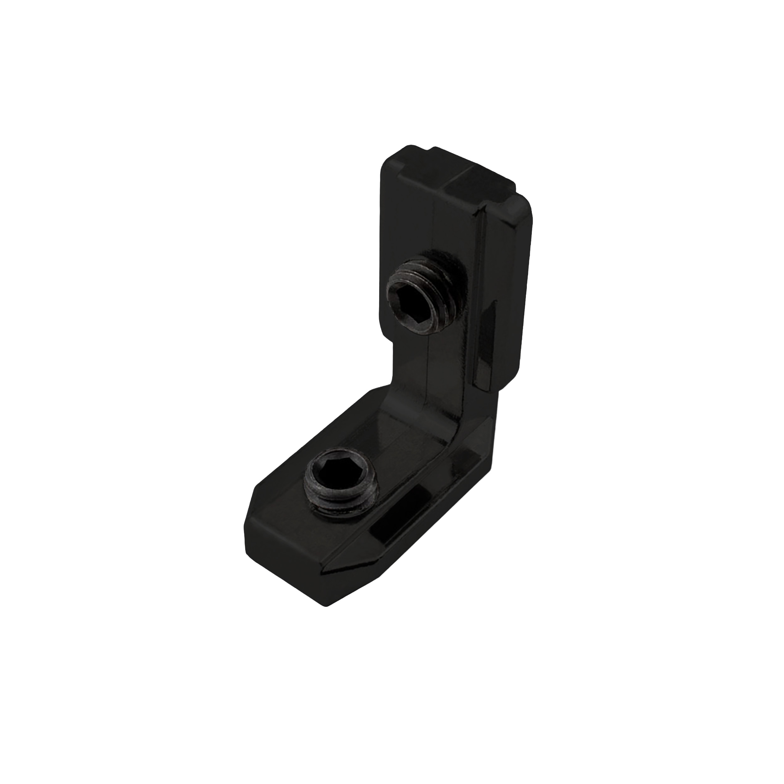 KLAK 45 - Innenwinkel Aussenwinkel M8 Nut 10 für Aluprofil 45-er schwarz KLAK 45 - Innenwinkel Aussenwinkel M8 Nut 10 Aluprofil 45-er schwarz -1 Stück