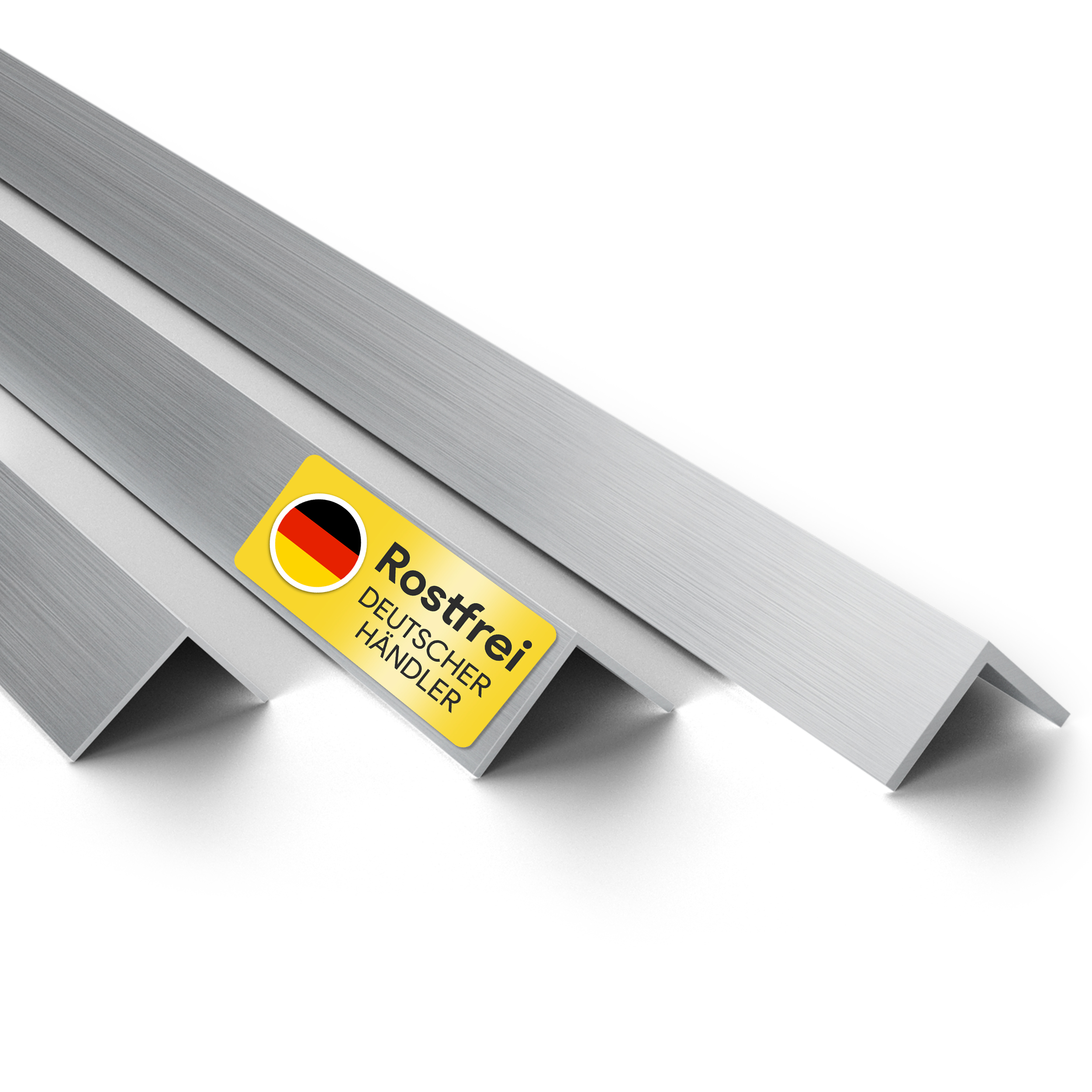 Winkelprofil aus Aluminium - 50 x 50 x 5 mm - 2 Meter - gleichschenklig - EN AW-6060