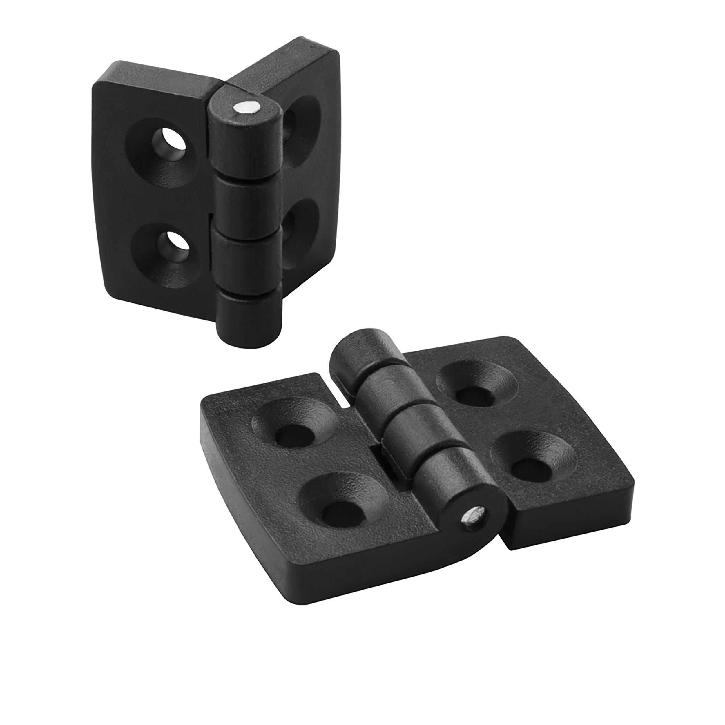 Scharnier Standard Nut 6 für 20-er inkl. Verschraubung - 4 Stück