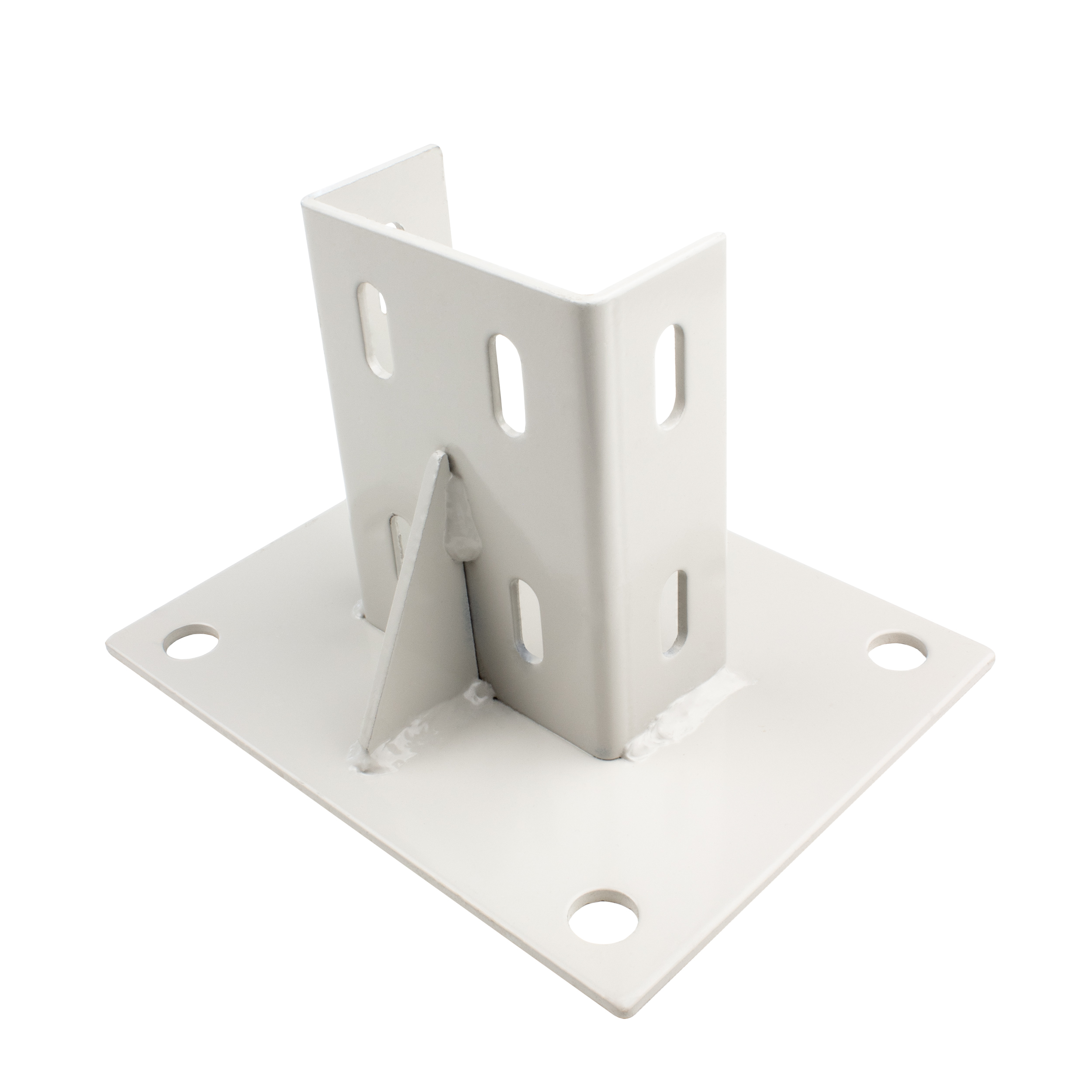 Pfostenkonsole Bodenmontage 40x80 Aluprofil inkl. Profil-Verschraubung - 1 Stück Pfostenkonsole Bodenmontage 40x80 Aluprofil inkl. Profil-Verschraubung