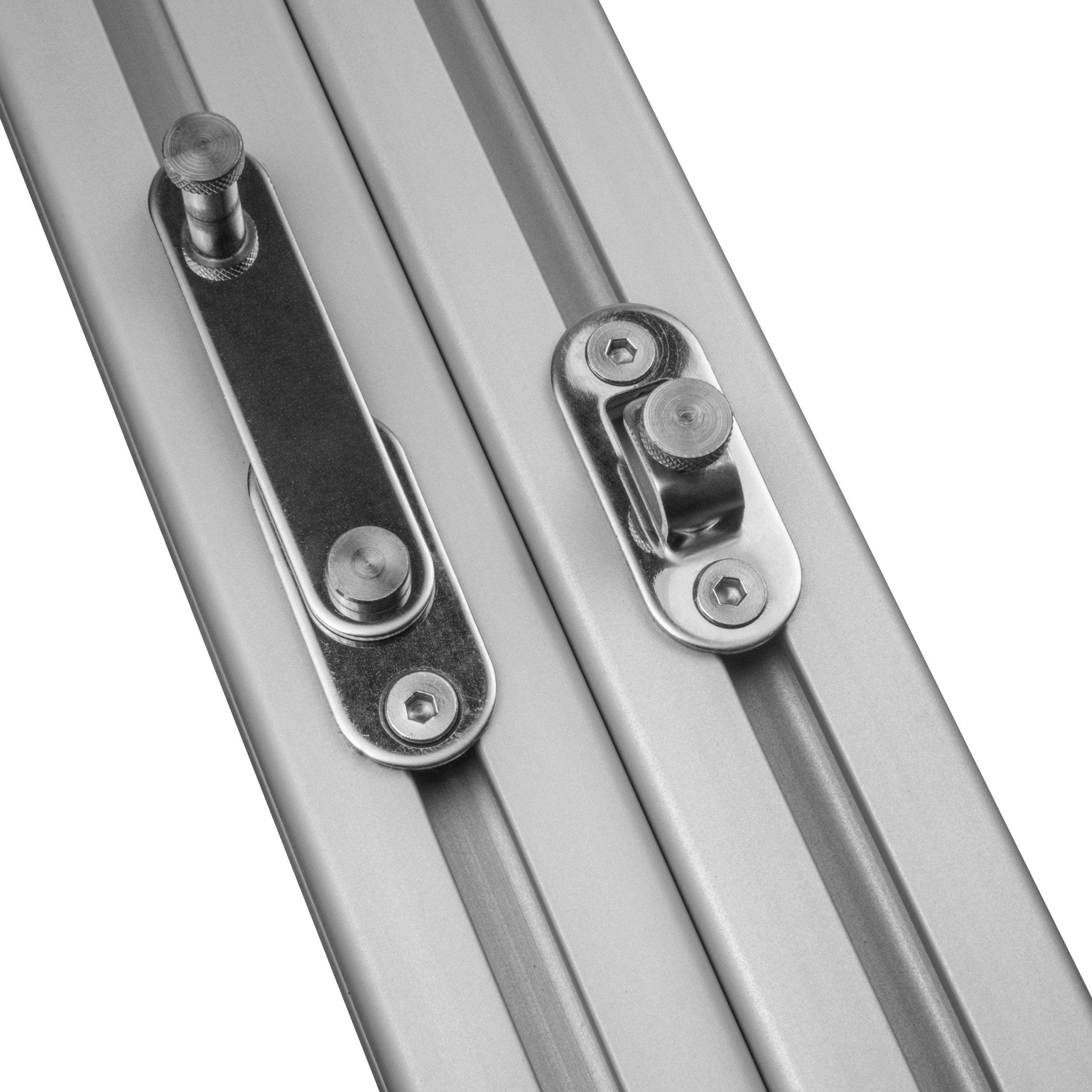 Türriegel Schwenkverriegelung Edelstahl Nut 8 für 45-er Profile - 1 Stück