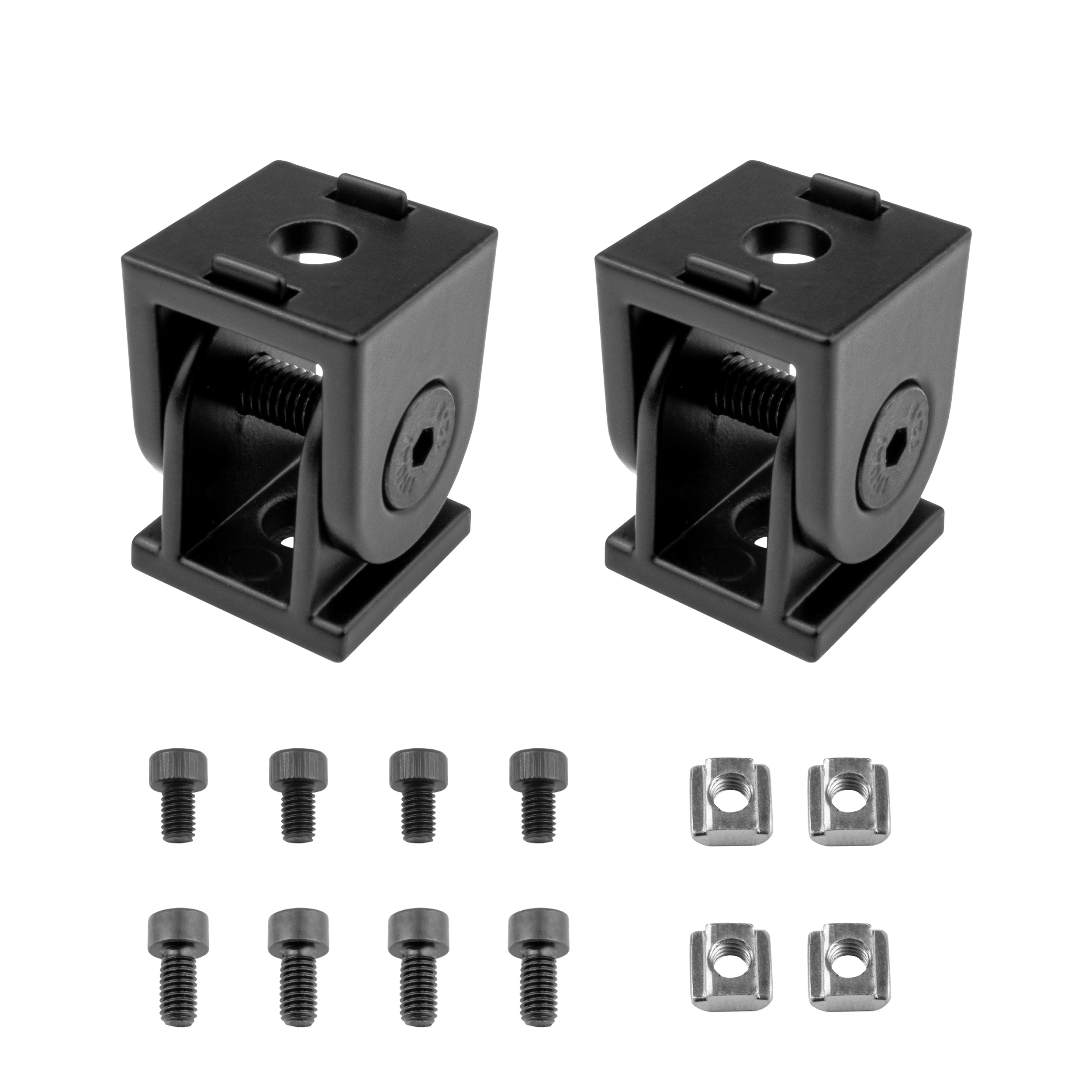 Gelenkverbinder Gelenk Winkelverbinder Nut 6 für Aluprofil 20-er schwarz - 2 Stück Gelenkverbinder Gelenk Winkelverbinder Nut 6 für Aluprofil 20-er schwarz - 2 Stück