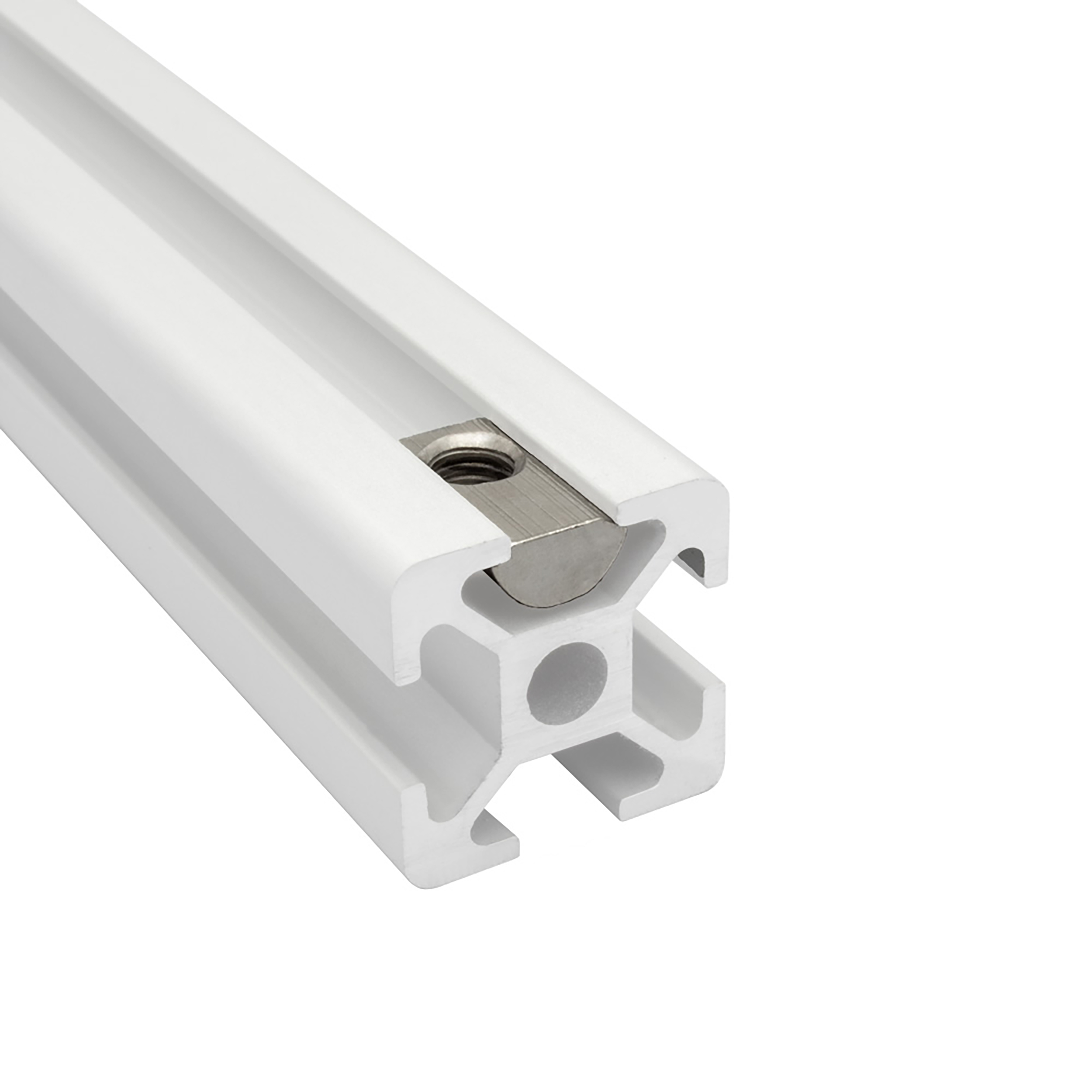 Edelstahl Nutenstein mit Federkugel und Steg M5 Nut 6 für Aluprofil 20-er - 100 Stück Edelstahl Nutenstein mit Federkugel und Steg M5 Nut 6 für Aluprofil 20-er - 100 Stück