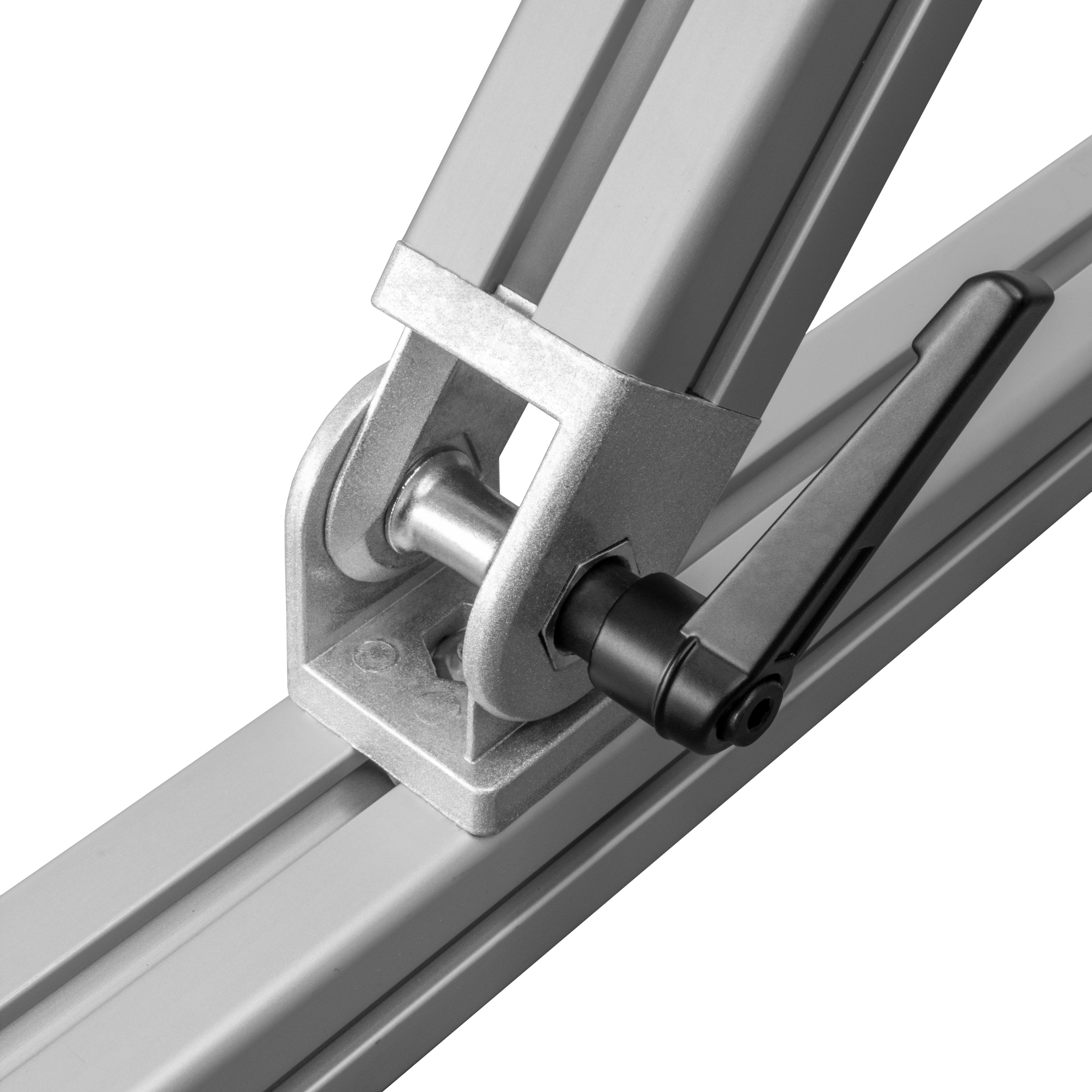 Gelenkverbinder Gelenk mit Klemmhebel Nut 8 für Aluprofil 40-er - 4 Stück