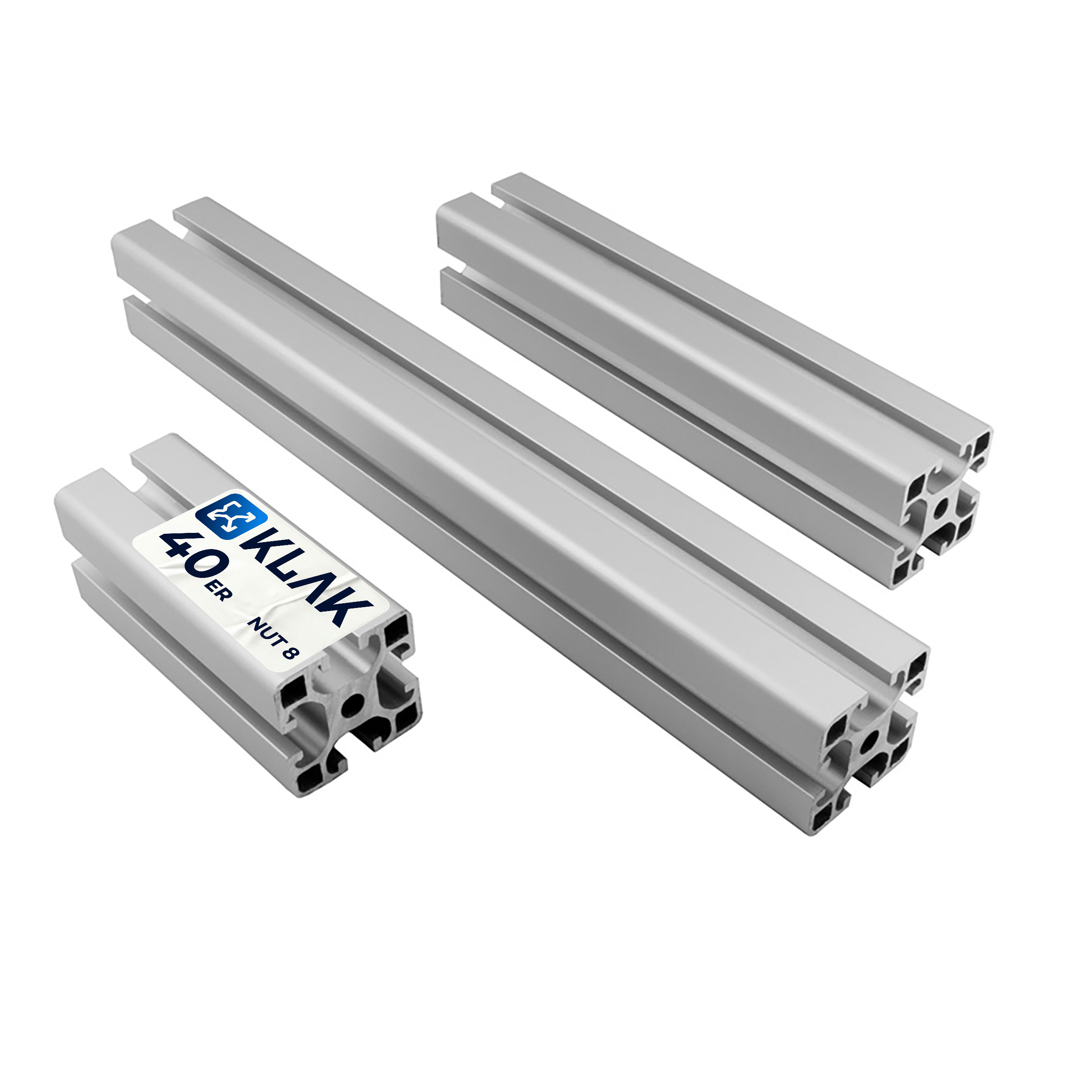 ALU Profil Aluprofil 40x40mm Nut 8 Aluminium Systemprofil Typ I 100mm-2000mm ALU Profil Aluprofil 40x40mm Nut 8 Aluminium Systemprofil Typ I 200cm 2000mm