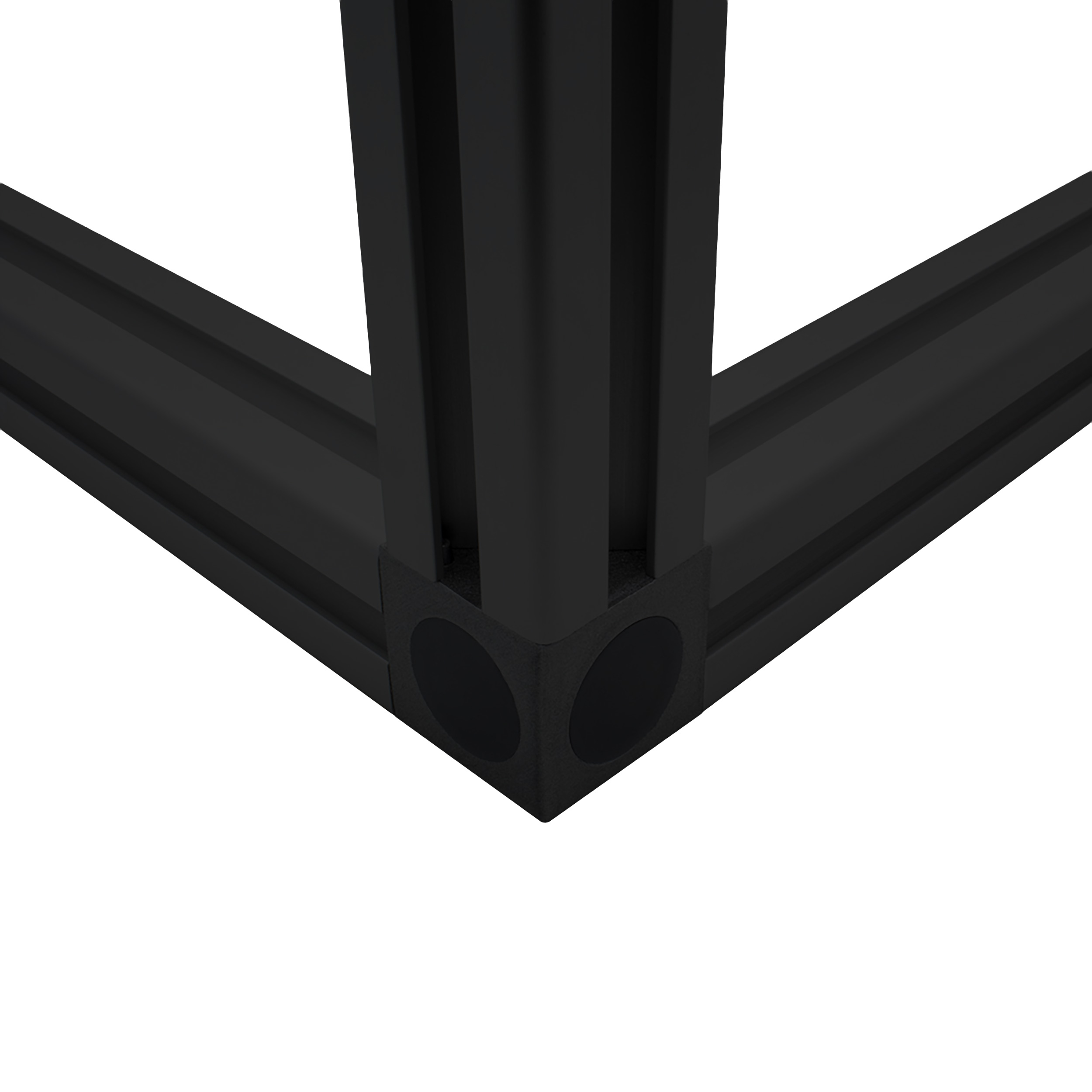 KLAK 30 - 3-Wege Würfelverbinder Eck-Verbinder Aluprofil 30x30 schwarz KLAK 30 - 3-Wege Würfelverbinder Eck-Verbinder Aluprofil 30x30 schwarz - 1 Stück