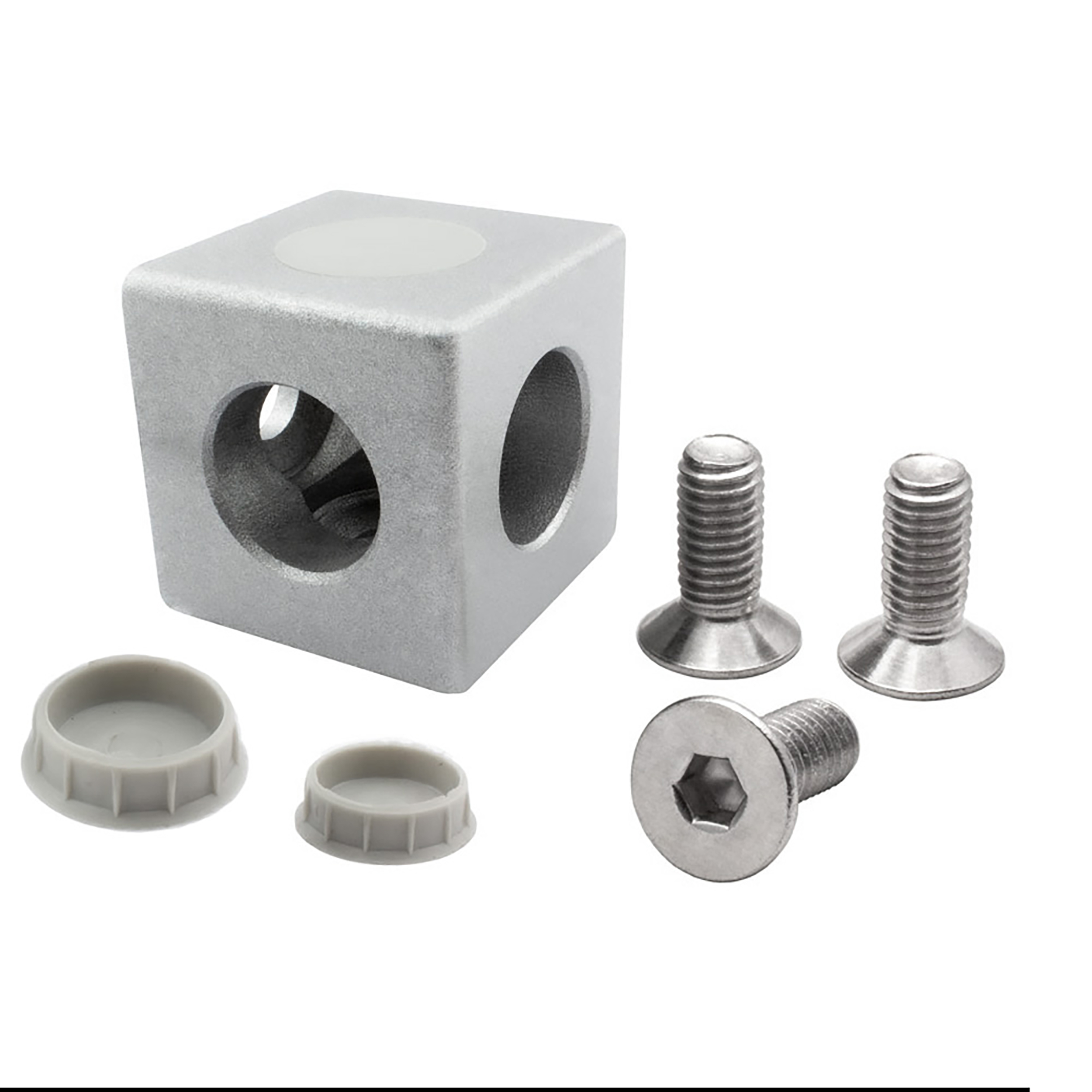 3-Wege Würfelverbinder Eck-Verbinder für Aluprofil 45x45