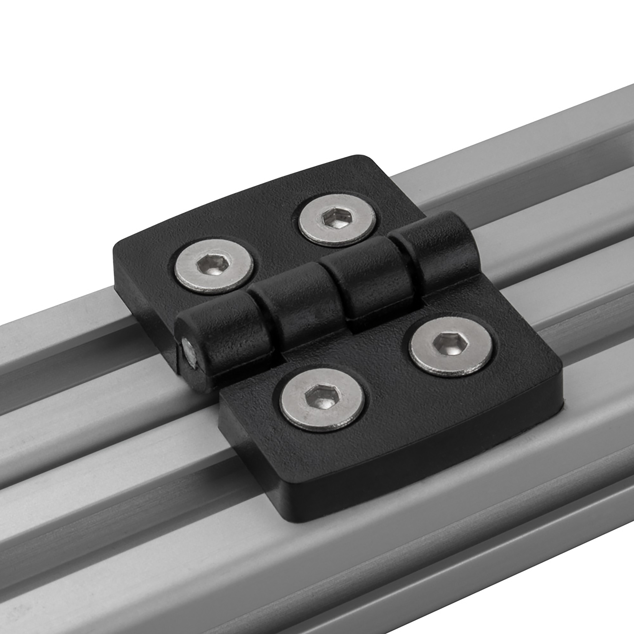 Scharnier Standard Nut 8 für 30-er inkl. Verschraubung - 1 Stück Scharnier Standard Nut 8 für 30-er inkl. Verschraubung - 1 Stück